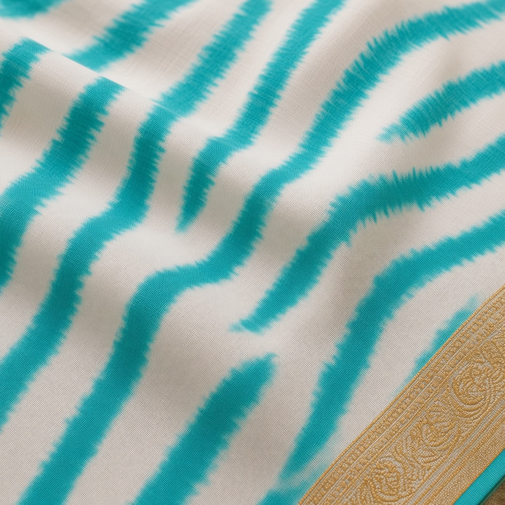 Marigold Leheriya Saree