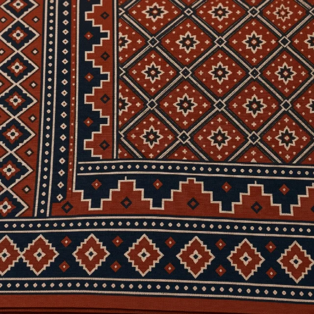 Maroon Ajrakh Dress Material thumbnail