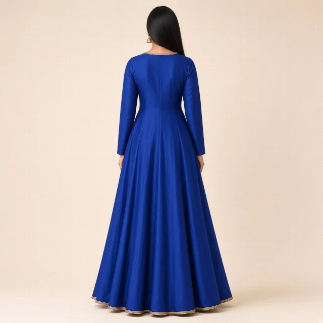 Maroon Anarkali Floor Gown thumbnail
