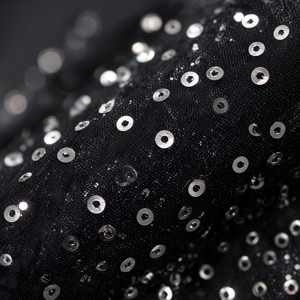 Midnight Sequin Party Saree