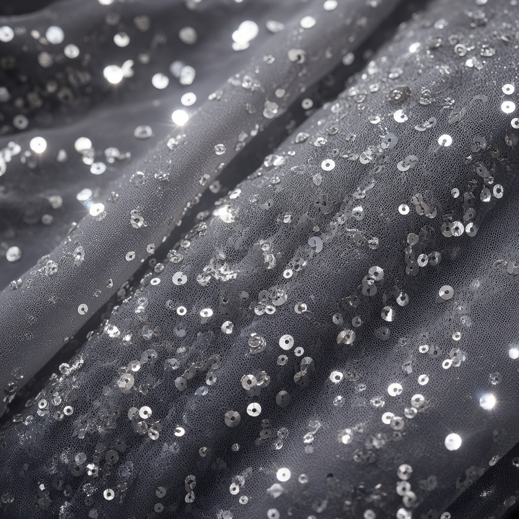 Midnight Sequin Party Saree