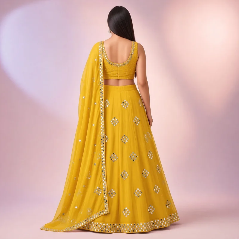 Mirror Bloom Festive Lehenga thumbnail