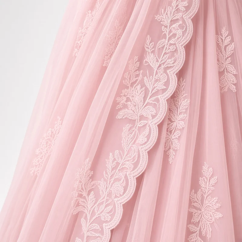 Mist Garden Pastel Embroidered Lehenga