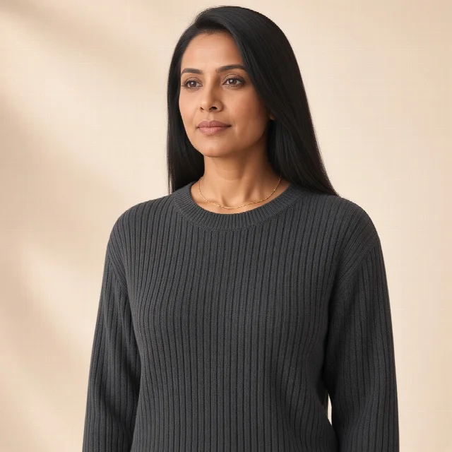 Mocha Ribbed Knit Co-ord Set