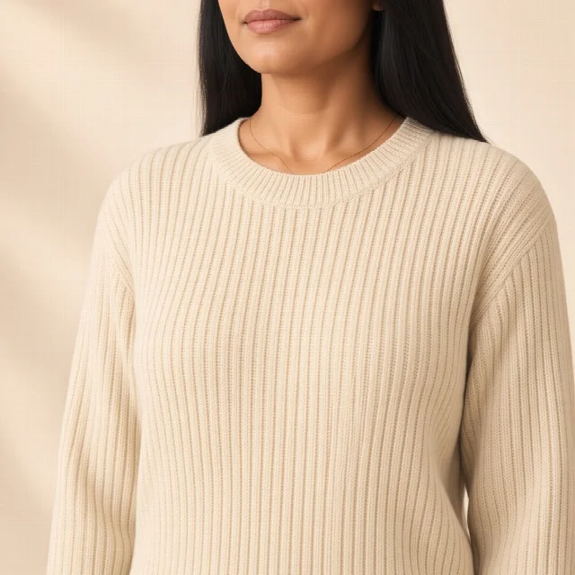 Mocha Ribbed Knit Co-ord Set thumbnail