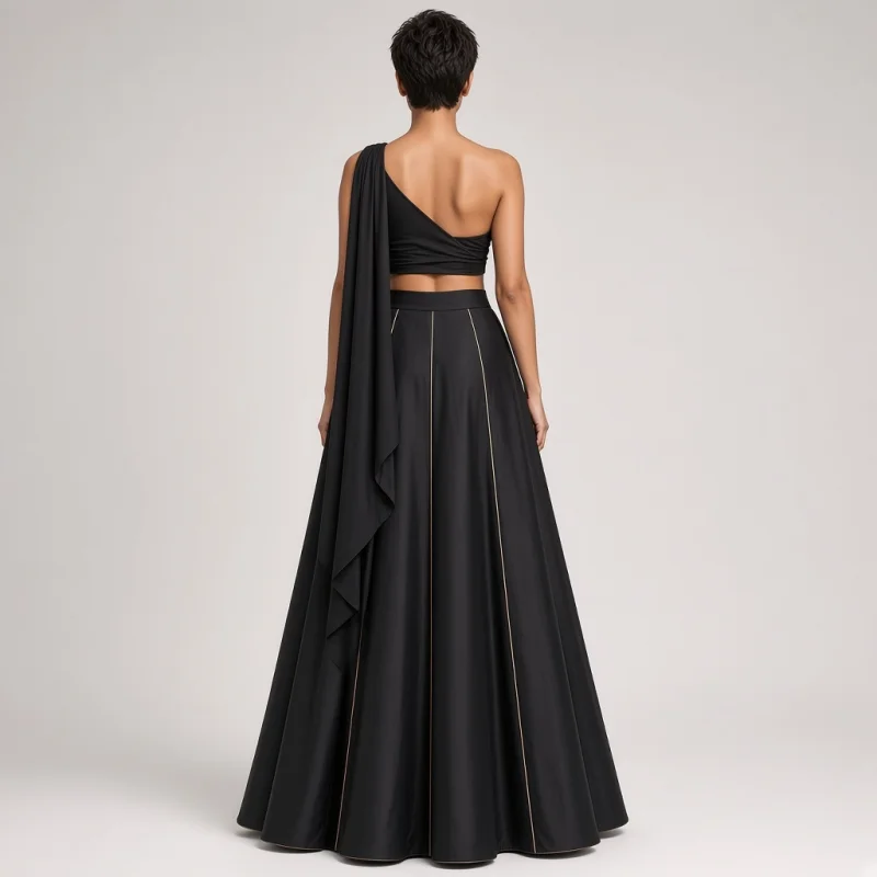 Nova Asymmetric Indo-Western Lehenga