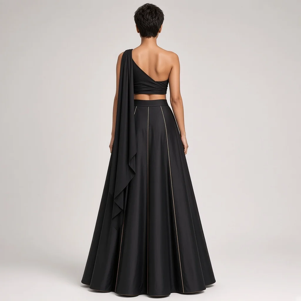 Nova Asymmetric Indo-Western Lehenga