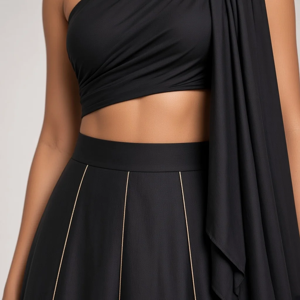 Nova Asymmetric Indo-Western Lehenga