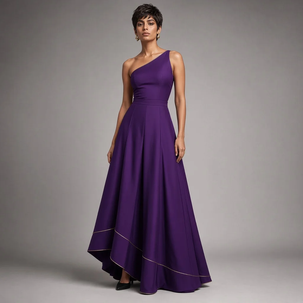 Nova Asymmetric Indo-Western Lehenga