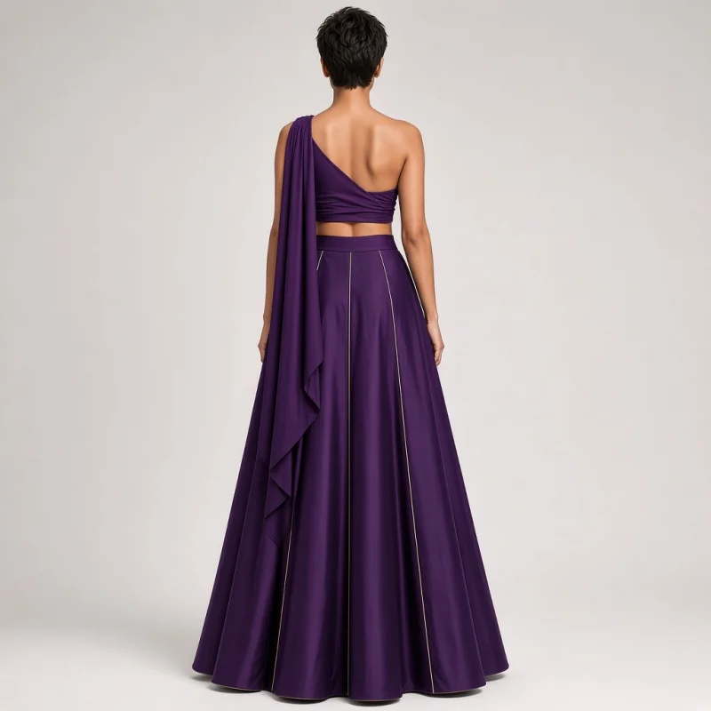 Nova Asymmetric Indo-Western Lehenga thumbnail