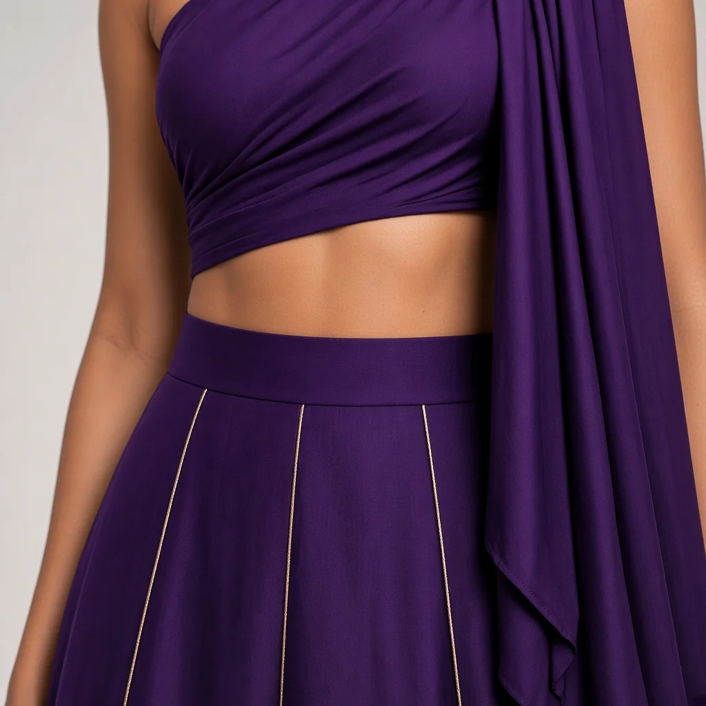 Nova Asymmetric Indo-Western Lehenga