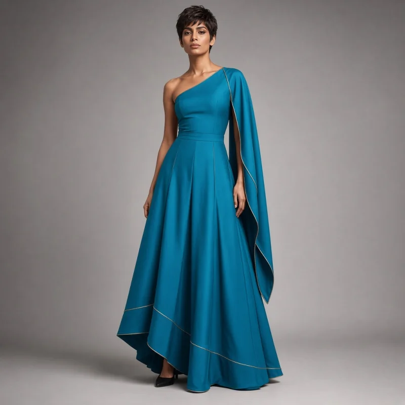 Nova Asymmetric Indo-Western Lehenga thumbnail