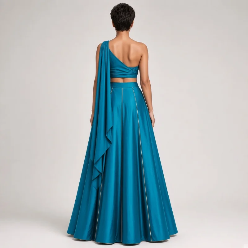 Nova Asymmetric Indo-Western Lehenga thumbnail
