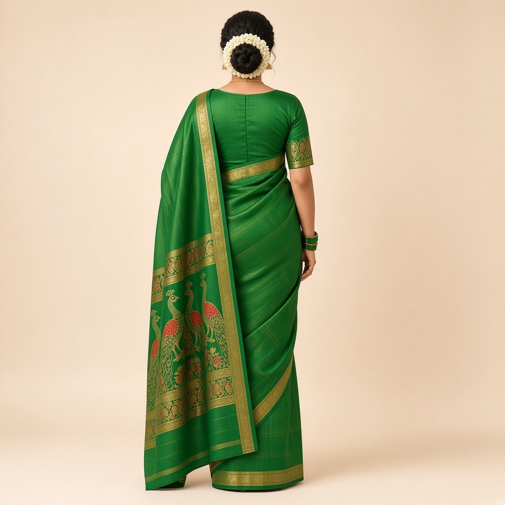 Paithani Peacock Pallu Saree