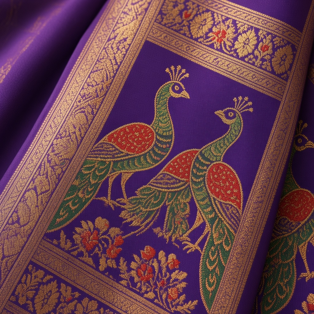 Paithani Peacock Pallu Saree
