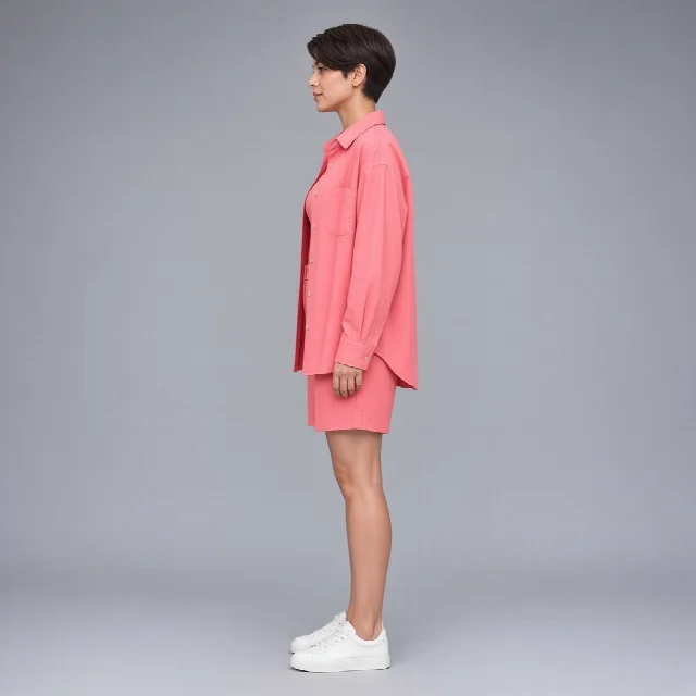 Powder Blue Shirt and Shorts Co-ord Set thumbnail