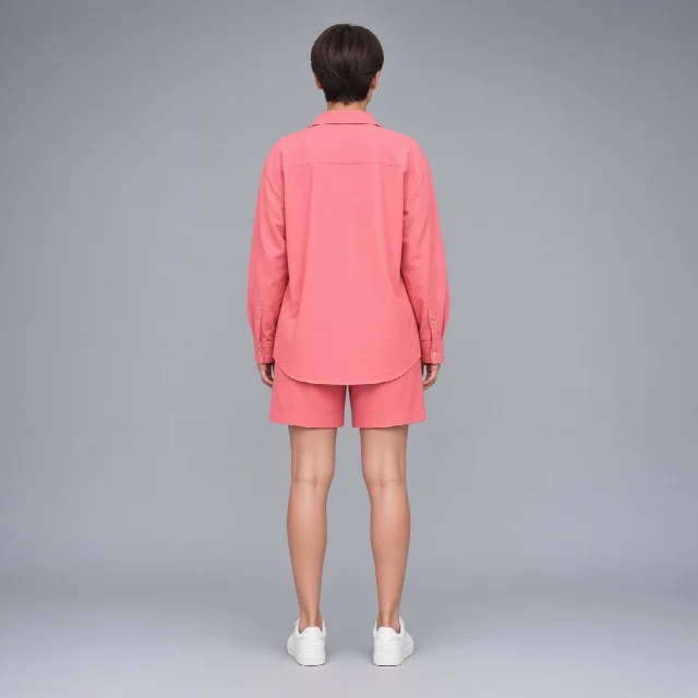 Powder Blue Shirt and Shorts Co-ord Set thumbnail