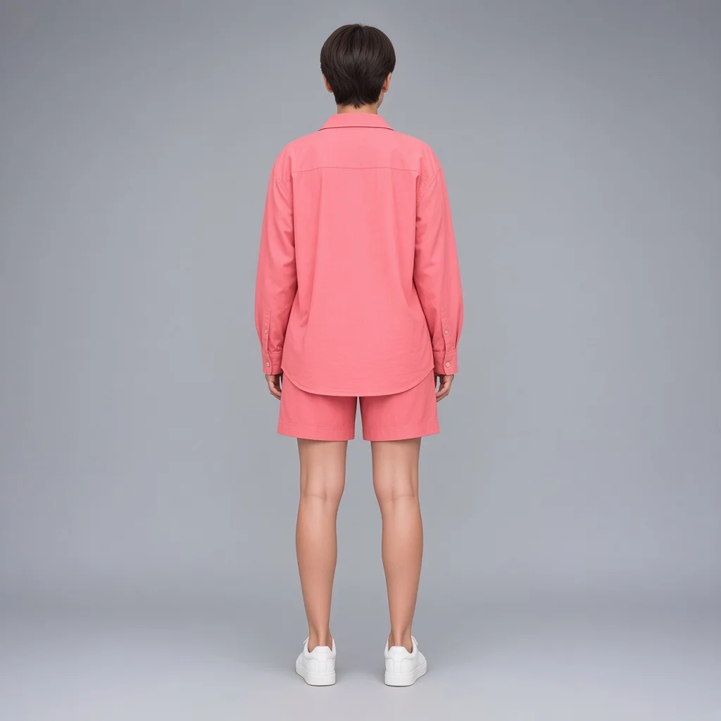 Powder Blue Shirt and Shorts Co-ord Set