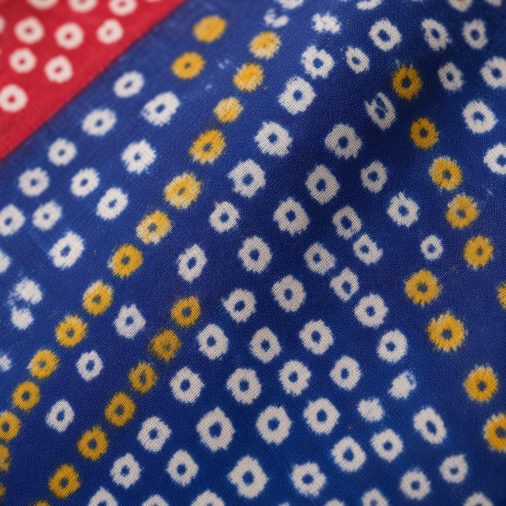 Rani Bandhani Tie-Dye Saree