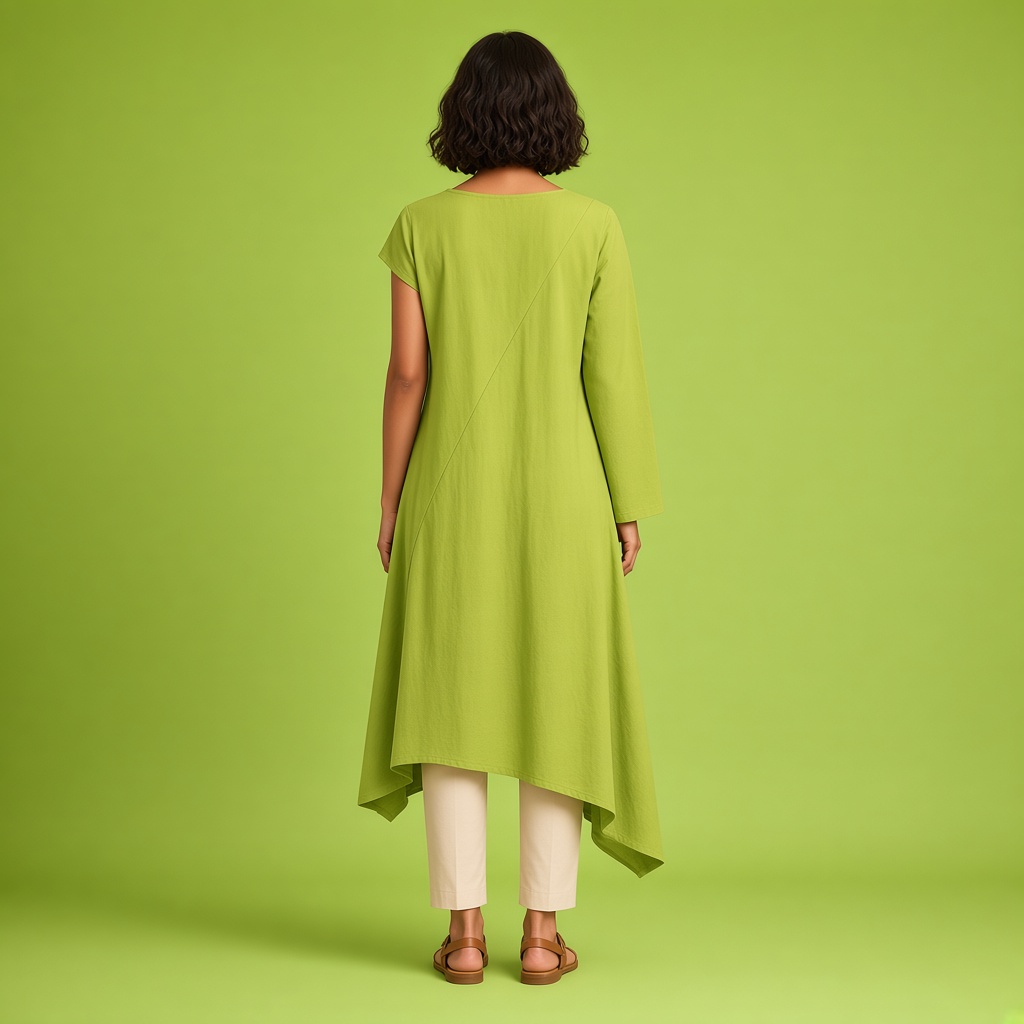 Terracotta Asymmetric Kurti