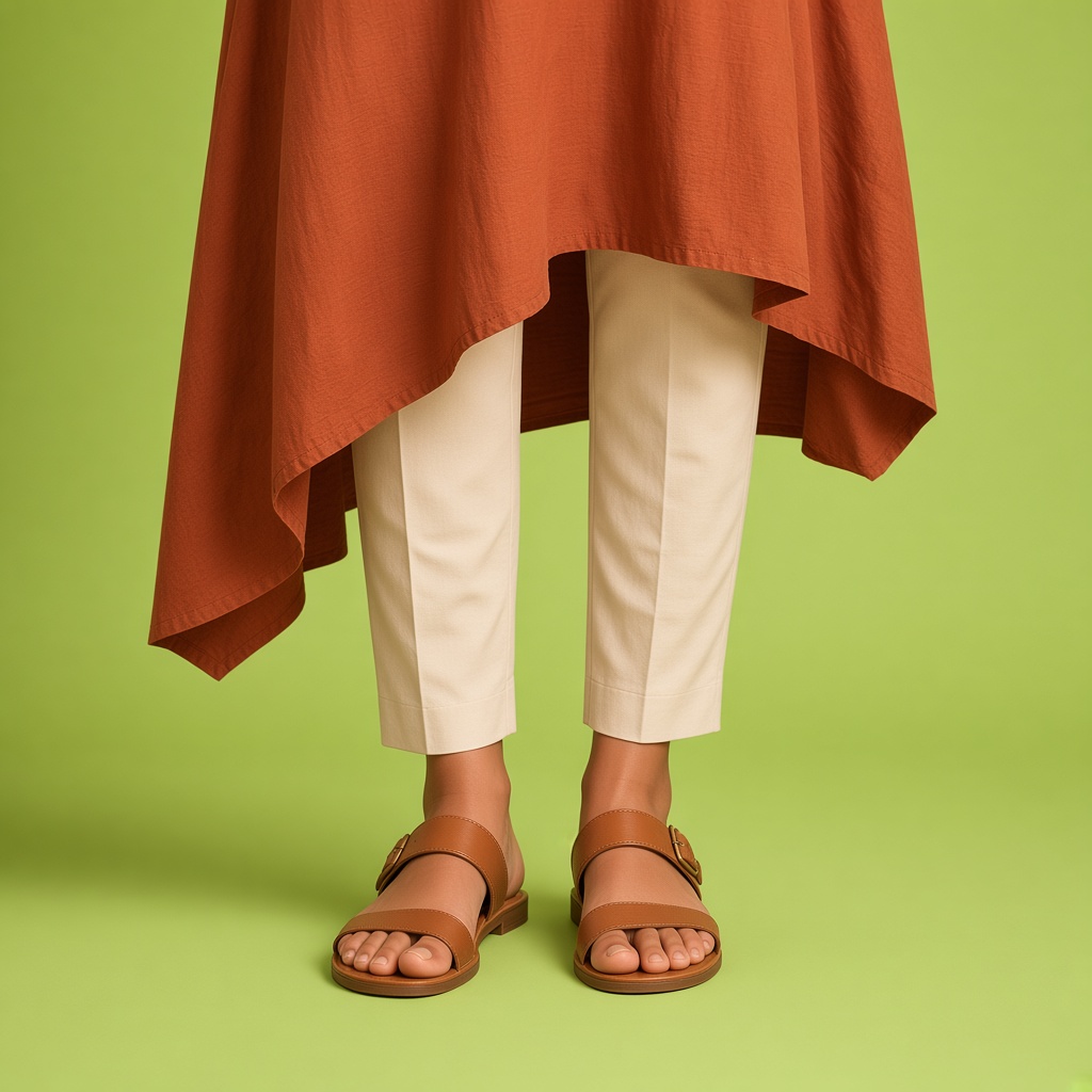 Terracotta Asymmetric Kurti