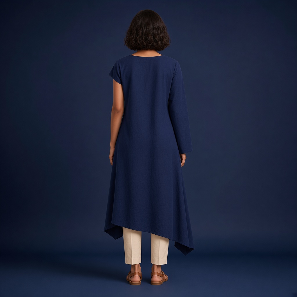 Terracotta Asymmetric Kurti