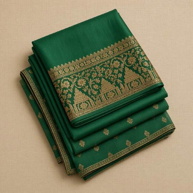 Wine Embroidered Dress Material