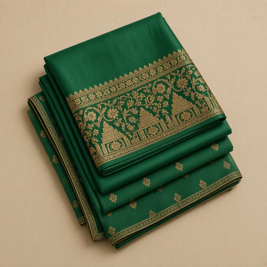 Wine Embroidered Dress Material